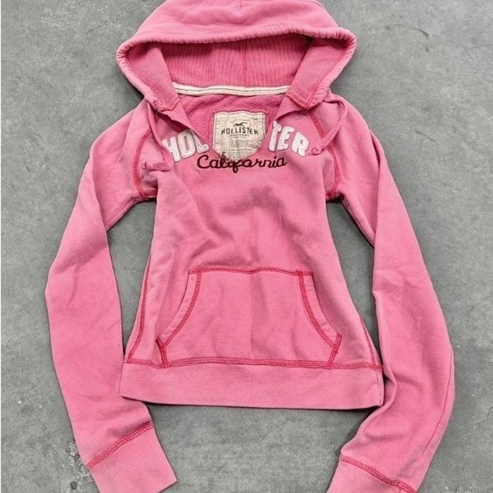 Hollister California Pink Pullover Hoodie